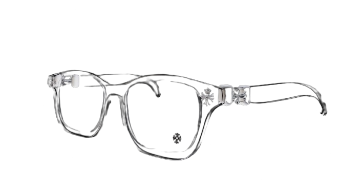 Transparent Chrome Glasses